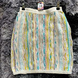 Vintage AUTHENTIC Coogi Sweater Skirt